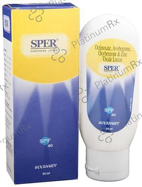 Sper Sunscreen SPF 40 Lotion 50ml