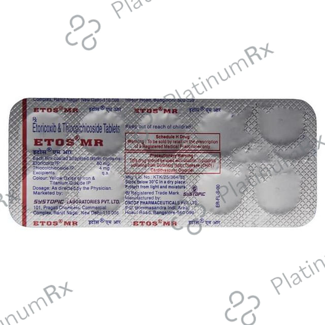 Etos MR 60/4mg Tablet 10s
