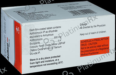 Azikem 500mg Tablet 3s (Alkem)