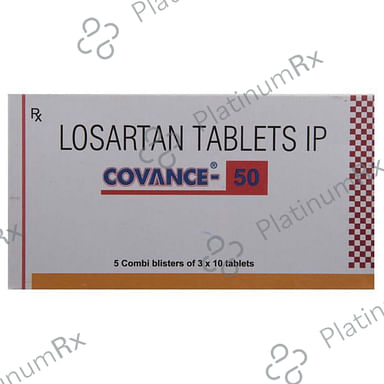 Losartan 50mg Tablet 10s