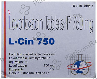L Cin 750mg Tablet 10s