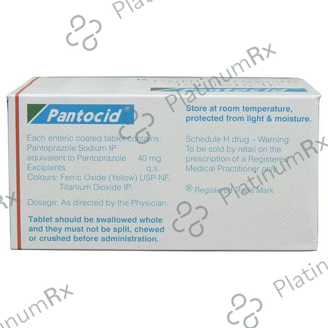 Pantocid 40mg Tablet 15s