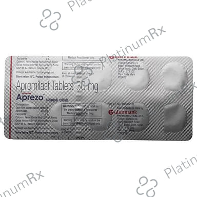 Aprezo 30mg Tablet 10s (Glenmark)