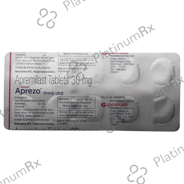 Aprezo 30mg Tablet 10s (Glenmark)