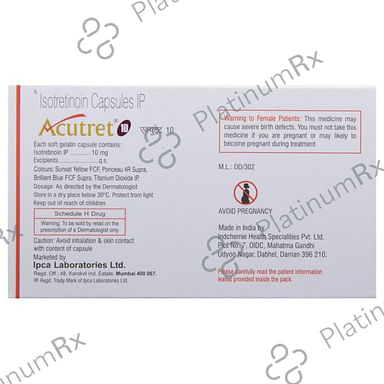Acutret 10mg Capsule 10s