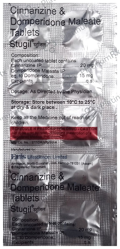 Stugil 20/15mg Tablet 10s