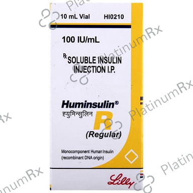 Huminsulin R (100 IU/ml) (1*10ml Vial)
