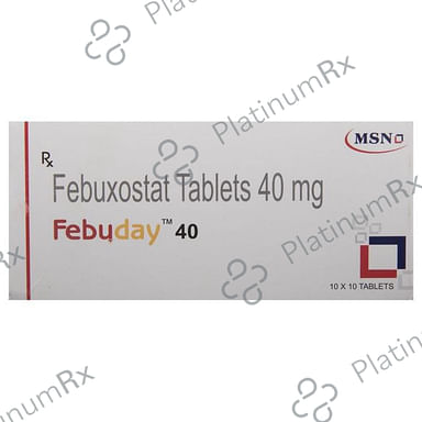 Febuday 40mg Tablet 10s