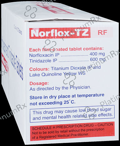 Norflox TZ RF 400/600mg Tablet 10s
