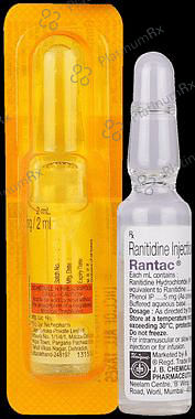 Rantac Injection 2ml 1 Injection
