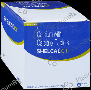 Shelcal CT 500mg/0.25mcg Tablet 15s