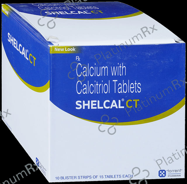 Shelcal CT 500mg/0.25mcg Tablet 15s