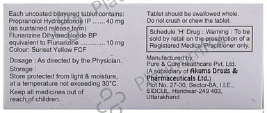 Migon Plus 10/40mg Tablet 10s