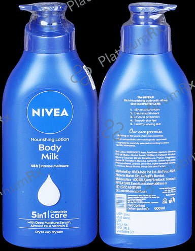 Nivea Body Milk Nourishing Lotion 600 ml