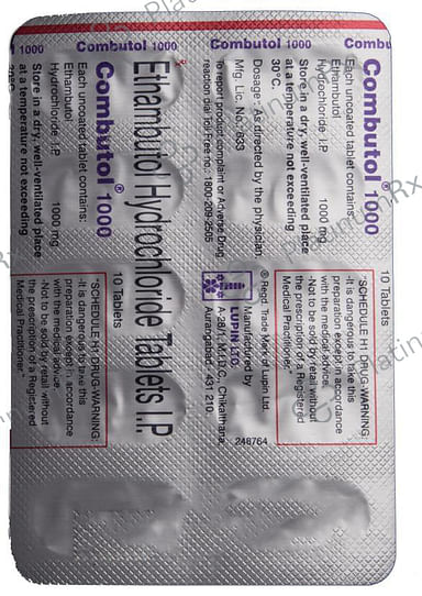 Combutol 1000 Tablet