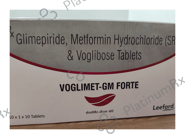 Voglimet GM Forte 2/1000/0.2mg Tablet SR 10s