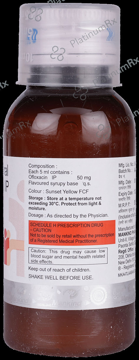Zenflox 50mg Suspension 60ml