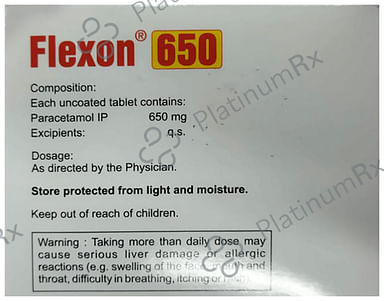 Flexon 650mg Tablet 15s