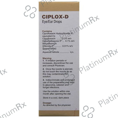 Ciplox D Eye/Ear Drops 10ml