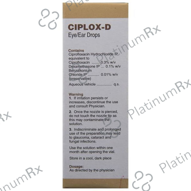 Ciplox D Eye/Ear Drops 10ml