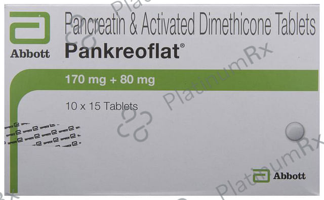 Pankreoflat 170/80mg Tablet 15s