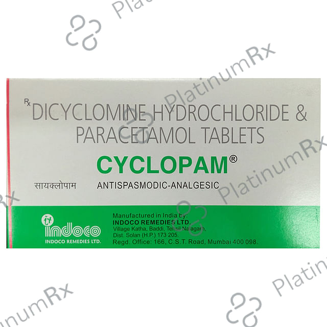 Cyclopam 20/500mg Tablet 20s