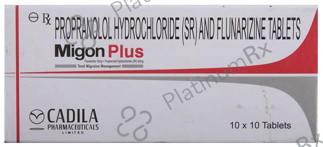 Migon Plus 10/40mg Tablet 10s