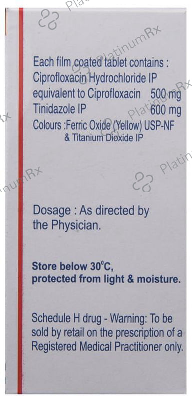 Cifran CT 500/600mg Tablet 10s