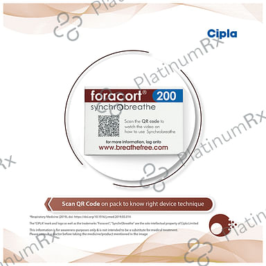 Foracort 200/6mcg Synchrobreathe Inhaler 120MDI