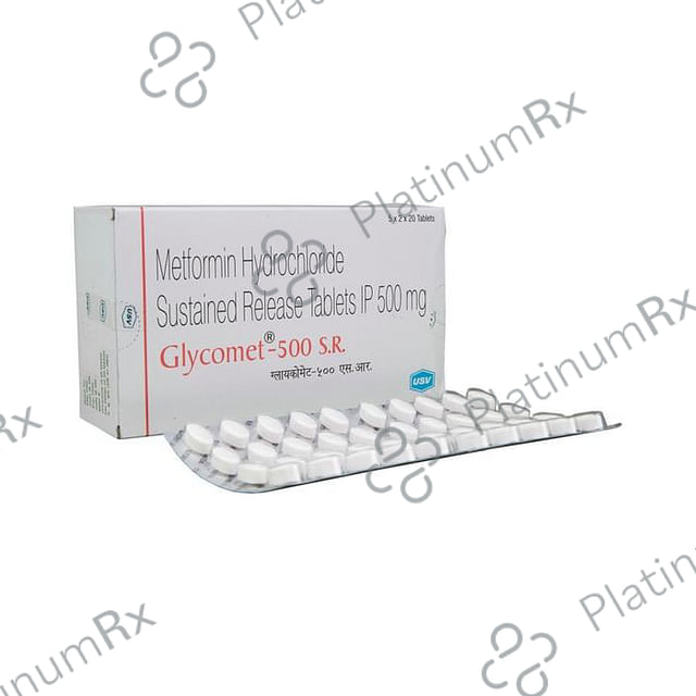 Glycomet 500mg Tablet SR 20s