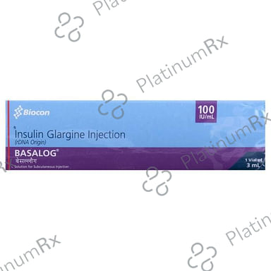 Basalog (100 IU/ml) (1*3ml Vial) Solution For Injection 3ml