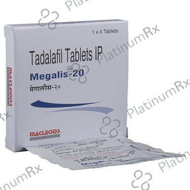 Megalis 20mg Tablet 4s