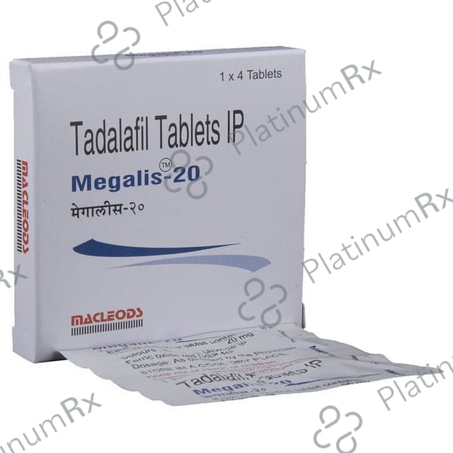 Megalis 20mg Tablet 4s