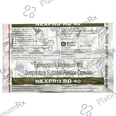 Nexpro RD 40/30mg Capsule SR 10s