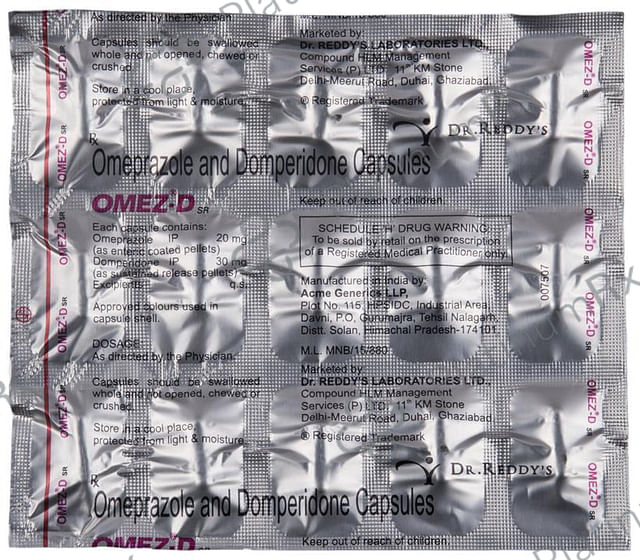 Omez-Dsr 30/40mg Capsule 15s