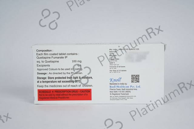 Qutidin 100mg Tablet 10s