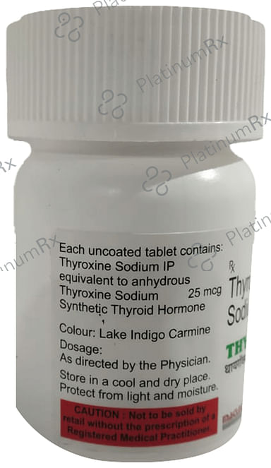 Thyrox 25mcg Tablet 120s