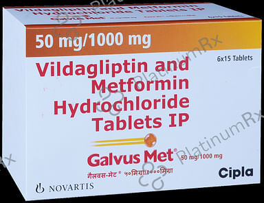 Galvus Met 50/1000mg Tablet 15s