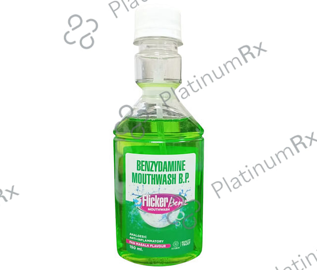 Flicker Benz 0.15% Mouth Wash 150ml