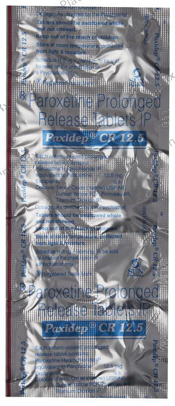 Paxidep CR 12.5mg Tablet PR 10s