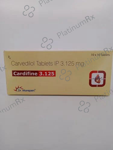 Cardifine 3.125mg Tablet 10s