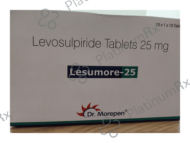 Lesumore 25mg Tablet 10s