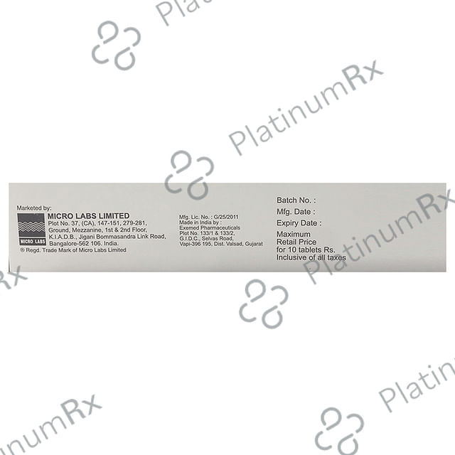 Vilpower D 10/100mg Tablet 10s