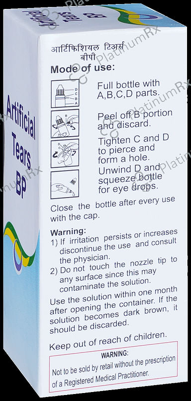 Artificial Tears BP 0.3% Eye Drop 10ml