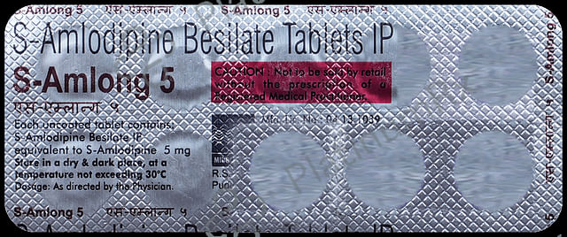 S Amlong 5mg Tablet 10s