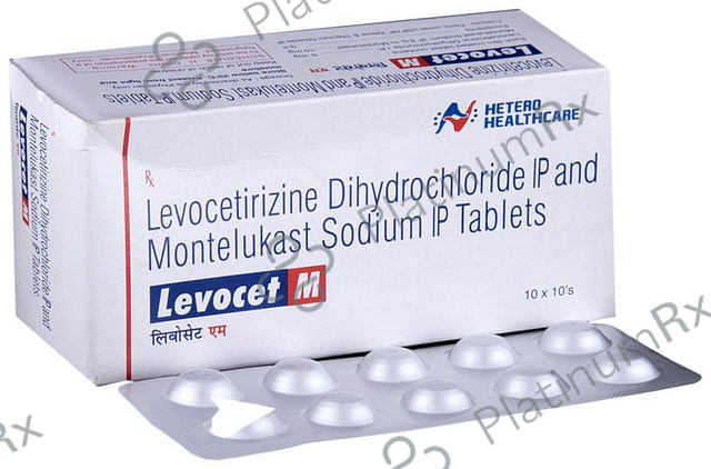 Levocet M 5/10mg Tablet 10s