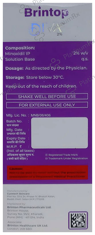 Brintop Diva 2% Topical Solution