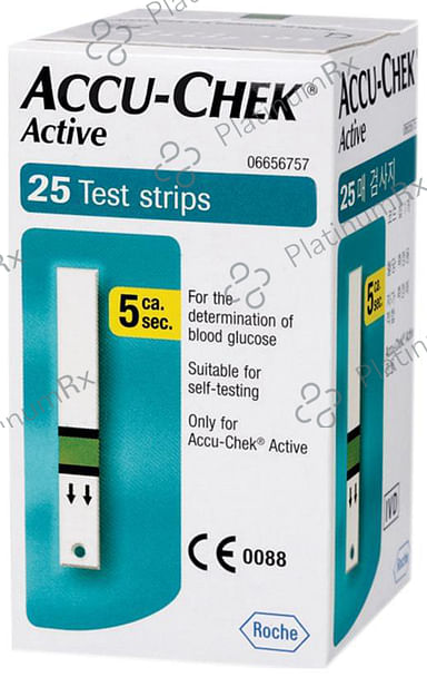 Accu Chek Active Test Strip (Only Strips) 25s