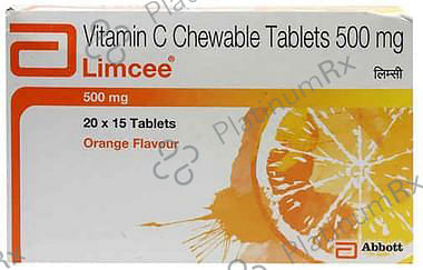 Limcee Vitamin C Flavour Orange 500mg Chewable Tablet 15s