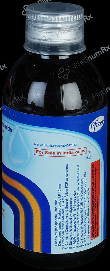 Corex DX 4/10mg Syrup 100ml